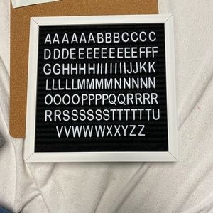 felt letter board